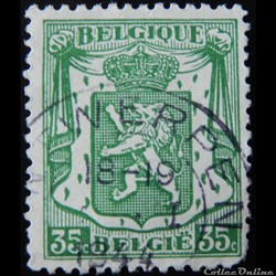 Belgique 00425 lion debout 35c de 1936