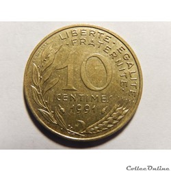10 centimes Marianne 1991