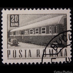 Roumanie 02347 Poste ferroviaire 20 Bani de 1968
