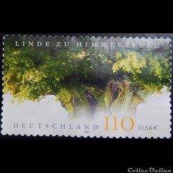 Allemagne RFA 02040 tilleul de Himmelsberg 110pf, 0.56€ de 2001