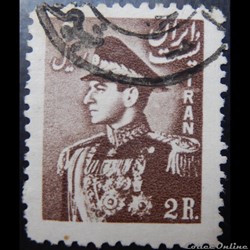 Iran 00771 Mohammad Reza Shah Pahlavi 2R de 1951