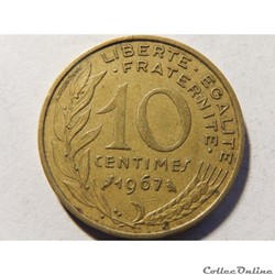 10 centimes Marianne 1967