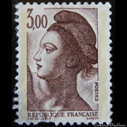 02243 République, type Liberté - 3F00 brun-violet