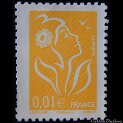 03731 La Marianne de Lamouche jaune 0,01€