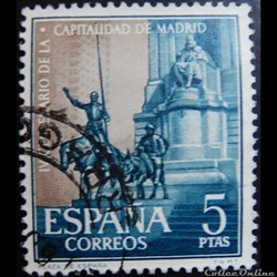 Espagne 01066 Madrid capital 5Ptas de 1961