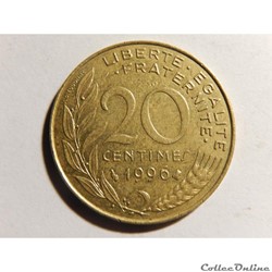 20 centimes Marianne 1996
