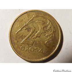 Pologne, 2 grosze de 1998