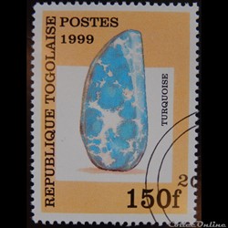 Togo 01688AH turquoise 150F de 1999