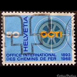 Suisse 00794 OCTI Office international des chemins de fer 50cts de 1967