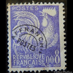PO0119 Coq Gaulois préoblitéré 0.08F
