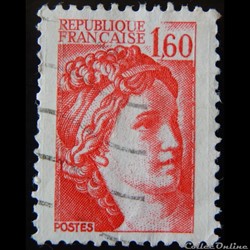 02155 Sabine République Française 1F60 rouge