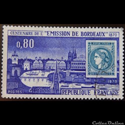 01659 Centenaire de l´Émission de Bordeaux 0.80F