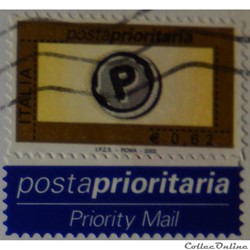 Italie 02546 courrier prioritaire 0.62€ de 2002