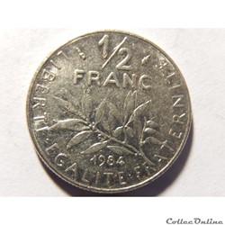 50 centimes Semeuse 1984