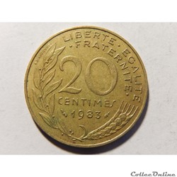20 centimes Marianne 1983