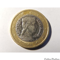 Lettonie, 1 euro 2014