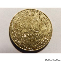 10 centimes Marianne 1996