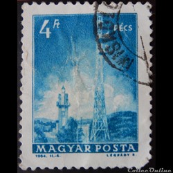 Hongrie 01572 tour de la télévision, Pécs 4ft de 1964