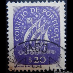 Portugal 00631 caravelle 0.20$ de 1943
