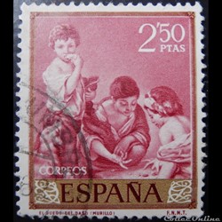 Espagne 00962 peinture de Bartolomé Esteban Murillo 2.50Ptas de 1960