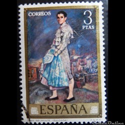Espagne 01678 peinture d'Ignacio Zuloaga 3Ptas de 1971