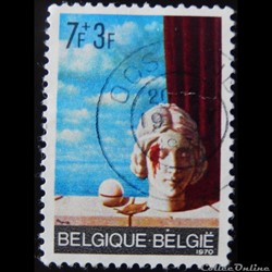 Belgique 01565 peinture 7+3F de 1970
