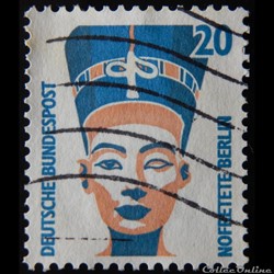 Allemagne RFA 01230 buste de Nefertiti, Berlin 20pf de 1989