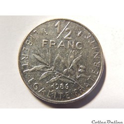 50 centimes Semeuse 1986