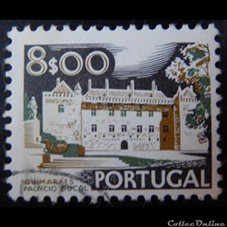 Portugal 01195 palace Ducal, Guimaraes 8$00 de 1973