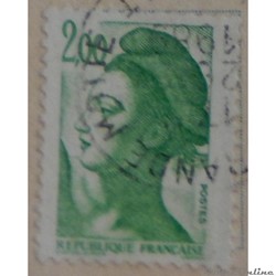 02484 La République, type Liberté - 2F vert de 1987