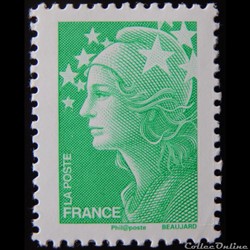 04229 Marianne de Beaujard Sans valeur faciale vert