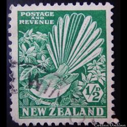 Nouvelle-Zélande 00193 Ripidure à collier 1/2p de 1935