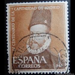 Espagne 01062 Madrid capital, Felipe II 1Ptas de 1961