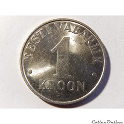 Estonie, 1 kroon de 1993