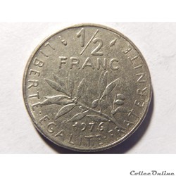 50 centimes Semeuse 1976