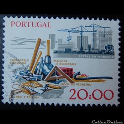 Portugal 01372 outils et chantier 20$00 de 1978