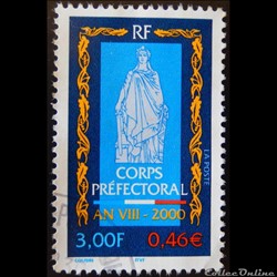 03300 Corps Préfectoral An VIII-2000 3 F - 0,46 € de 2000