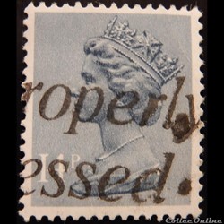 Royaume-Uni 00967 reine Elisabeth II 14p de 1981
