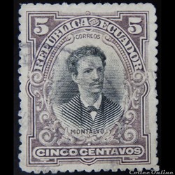 Equateur 00129 J. Montalvo 5c de 1901