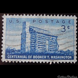 Etats Unis 00610 maison en rondins 3c de 1956
