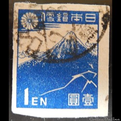 Japon 00355 Mont Fuji 1 Yen de 1946
