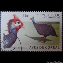 Cuba 04331 Pintade de Numidie 15c de 2006