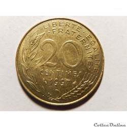 20 centimes Marianne 1997