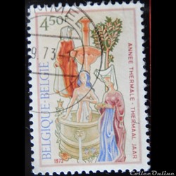 Belgique 01675 fontaine thermale 4F50 de 1973