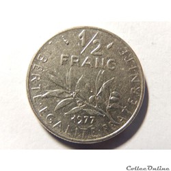 50 centimes Semeuse 1977