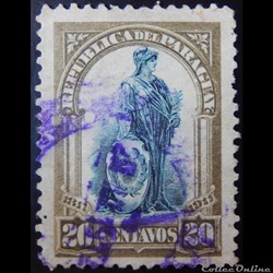 Paraguay 00195 centenaire de l'indépendance 20c de 1911