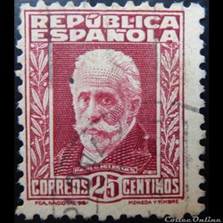 Espagne 00503 Pablo Iglésias 25c de 1931