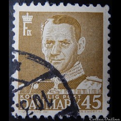 Danemark 00325 roi Frederik IX de 45ore de 1950