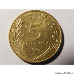5 centimes Marianne 1997