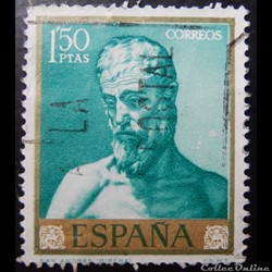 Espagne 01166 peinture de José de Ribera 1.50Ptas de 1963